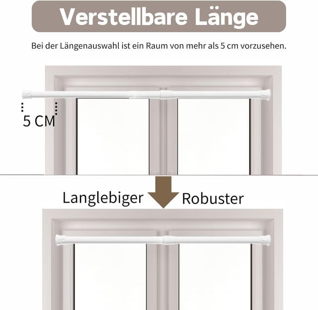 Detalle 2 de GDEVKHN tringle extensible 30-45 cm