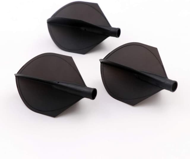 Detalle de CUESOUL TERO AK4 – ensemble de 3 fléchettes flights Standard Slim (bouclier, noir)