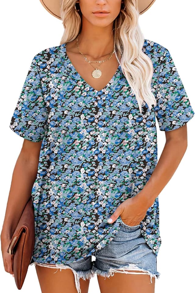 Thumbnail 6 de MOLERANI t-shirt femme col V rayé léger