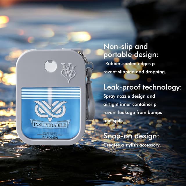 Detalle 2 de Parfüm Herren 4er-Pack (35 ml) Geschenkset – Eau de Toilette mit Bergamotte & Vanille (Reisegröße)