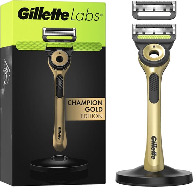 Thumbnail 6 de Gillette Labs Rasoir homme Champion Gold avec 5 cartouches