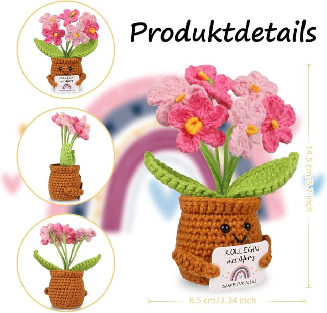 Detalle 2 de WenmthG Pocket Hug Rosa Geschenk