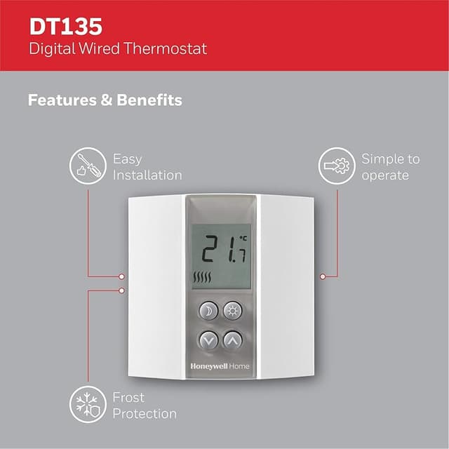 Imagen de Honeywell T135C110AEU termostato digital 0,1 °C en OfertitasTOP
