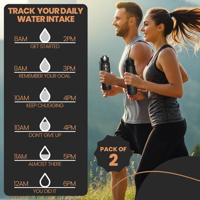 Thumbnail 6 de Aqua Homie 750ml leakproof water bottles