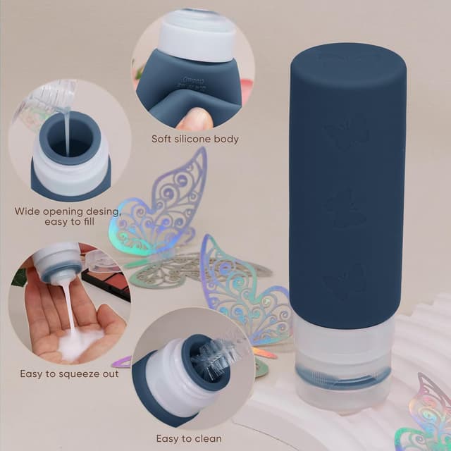 Thumbnail 4 de PLUSYES 26 Pezzi kit flaconi da viaggio 100ml