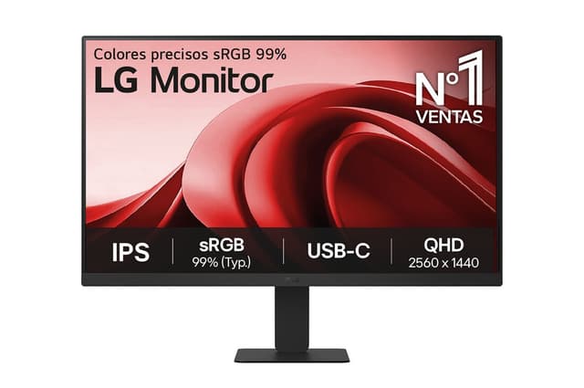 Detalle de LG 24U631A-B Monitor 24" QHD IPS, 100 Hz