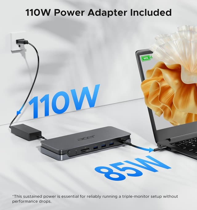 Thumbnail 3 de Acer Premium 13-in-1 Docking Station 110W