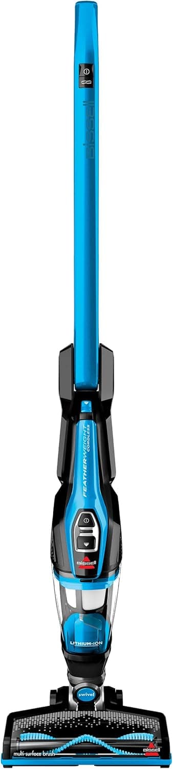Detalle de Bissell 3061 Featherweight Cordless Stick Vacuum (Self-Standing) in Electric Blue/Black