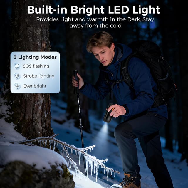 Thumbnail 6 de GARAID Scaldamani Ricaricabile 6000mAh, 5 livelli di calore