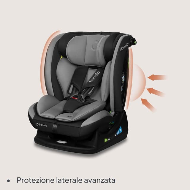 Thumbnail 6 de LIONELO AART i-Size Seggiolino Auto 40-150 cm con montaggio con cinture (R129 i-Size)
