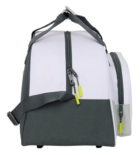 Detalle 1 de Safta Real Madrid equipación 25/26: bolsa de deporte y mochila infantil 40x23x24 cm