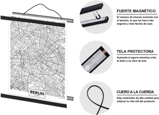 Thumbnail 3 de Benjia Magnetisch Posterschiene 76 cm