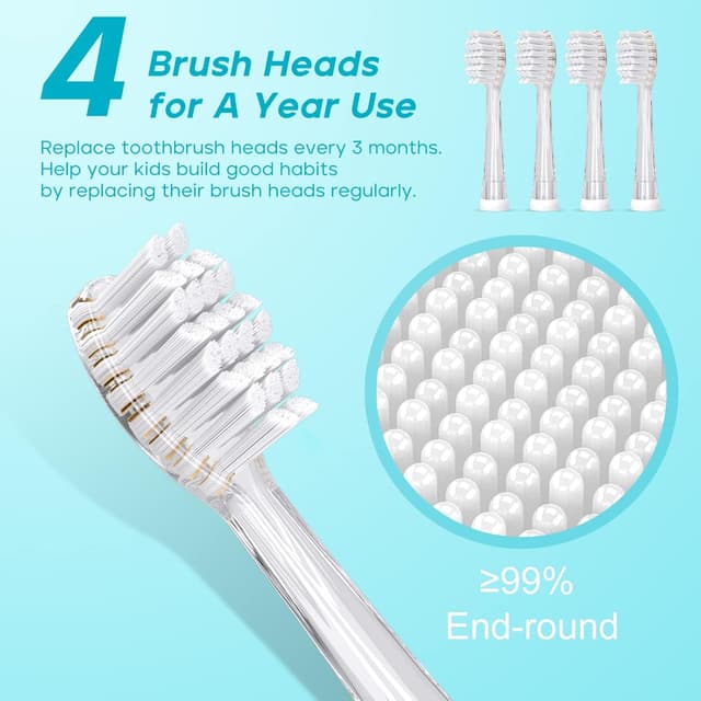 Thumbnail 1 de Seago SG-513 Ersatzköpfe 4er Pack für Kinder