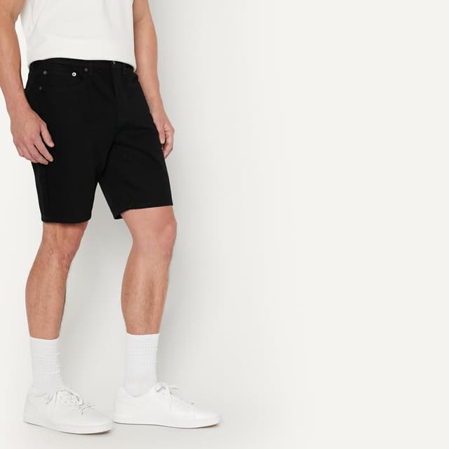 Detalle de Amazon Essentials Men’s Heavyweight Stretch Straight-Fit Jean Shorts (9-inch inseam)