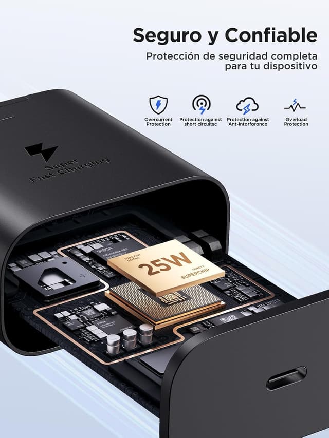 Detalle 2 de Samsung USB-C Fast Charger 25W with cable