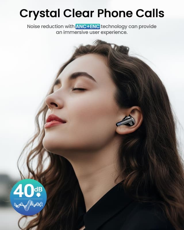 Detalle de ZIUTY ZIUTY Wireless Earbuds with ANC, 40H