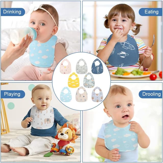 Thumbnail 6 de Vicloon Baby Lätzchen 8er Pack 👶