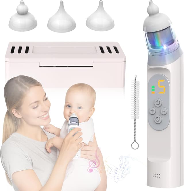 Detalle de Nasal Aspirator Pro for Baby Electric nasal cleaner