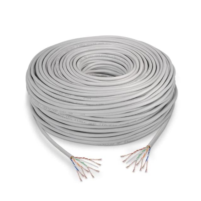Detalle de Nanocable UTP Flexible Cat5e 305 m cable de red gris 📡