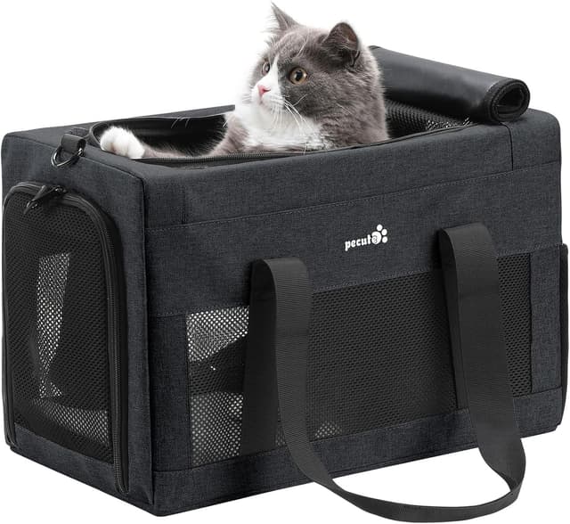 Detalle de Pecute Cat Carrier Airline Approved 44cm