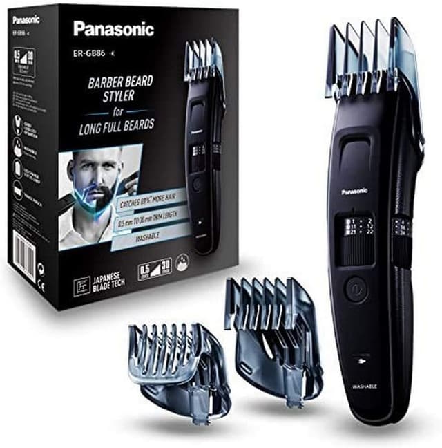 Imagen de Panasonic ER-GB86-K503 Recortadora 3 en 1 para barba, cabello y cuerpo ✂ en OfertitasTOP