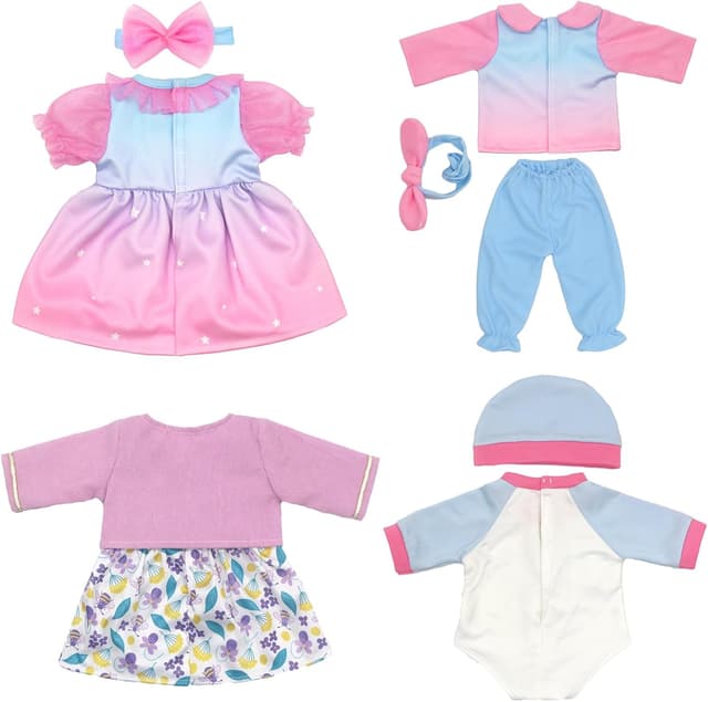 Thumbnail 2 de Doll Clothes for 14–16 Inches 4-pack set