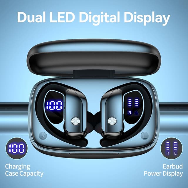 Detalle 2 de bmani Ear Buds Bluetooth Earbuds with 80H playtime ⚡