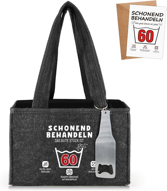 Detalle de WenmthG MĂ€nnerhandtasche 6 Flaschen đș