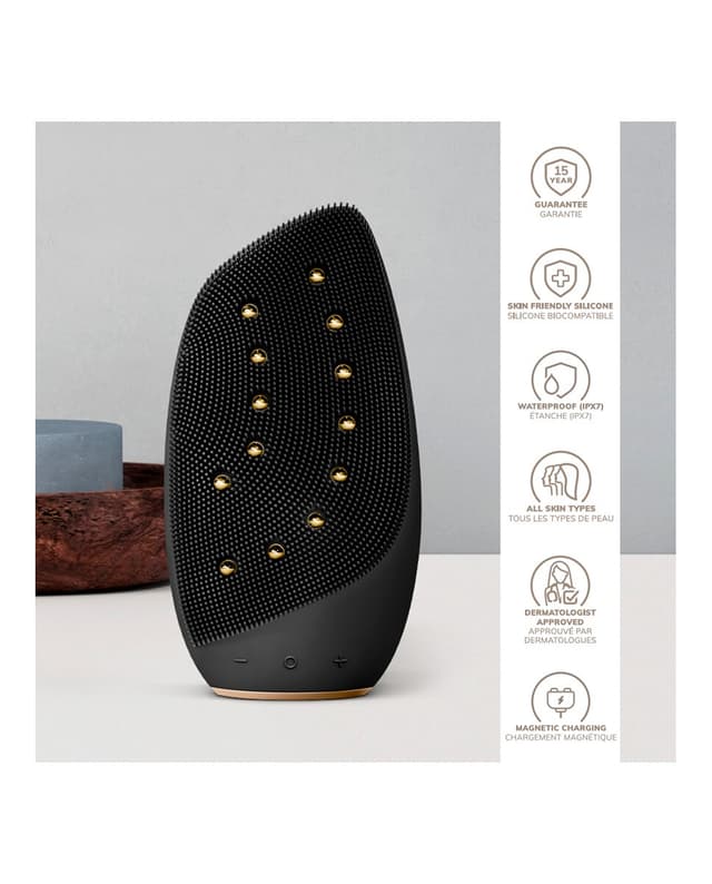 Thumbnail 3 de Geske Cepillo Facial Sonic Thermo 8 en 1 Black Gold