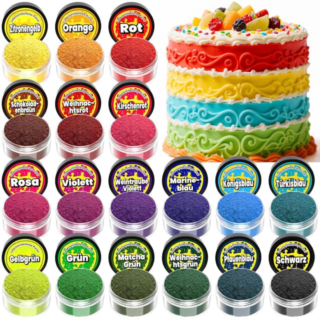 Thumbnail 6 de Lebensmittelfarbe 12 Farben 10ml 🎨