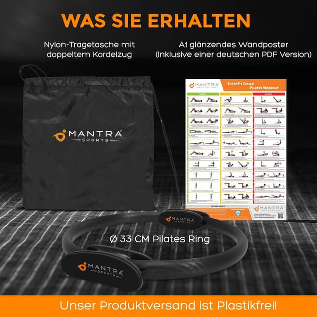 Detalle 2 de Fitness Ring Pilates Ring 33 cm