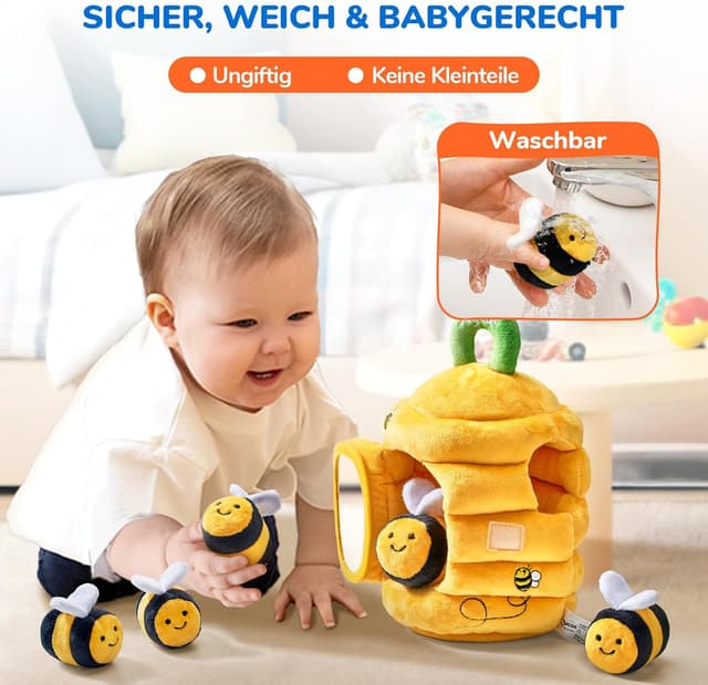 Thumbnail 3 de JoyCat Bienenstock Motorikspielzeug für Babys