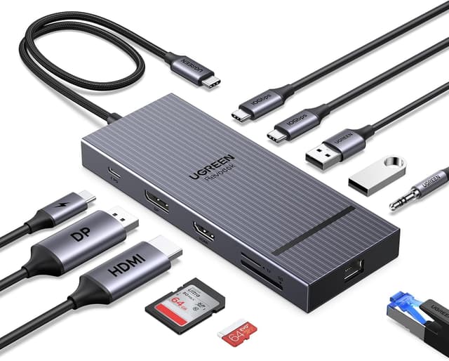 Imagen de UGREEN Revodok Pro 2111 Dockingstation 4K@120Hz, 100W PD en OfertitasTOP