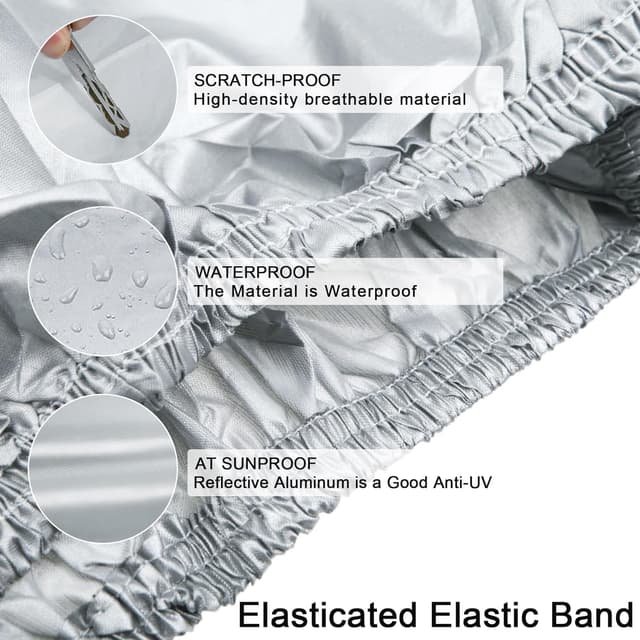 Detalle de totpuc Universal Car Cover (Weatherproof, Dust-Proof, Scratchproof & UVproof) – XL