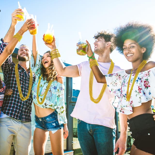 Thumbnail 5 de EOBOH 100PCS Bead Necklace 33" Mardi Gras Party