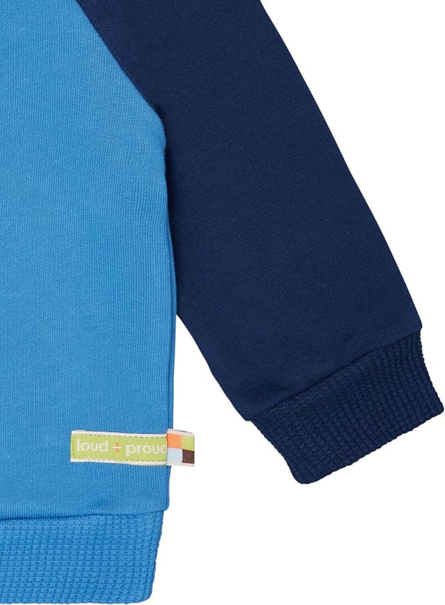 Detalle 2 de Loud + Proud Kinder Sweat Raglan 100% Baumwolle