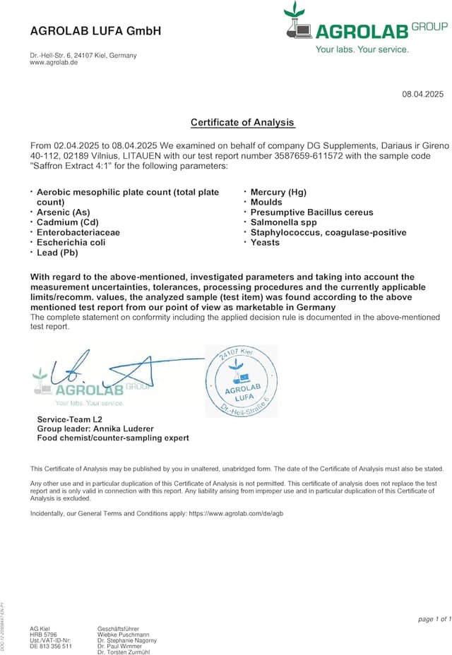 Thumbnail 2 de Hepatica Zafferano 800 mg equivalente (estratto 4:1) 60 capsule vegane
