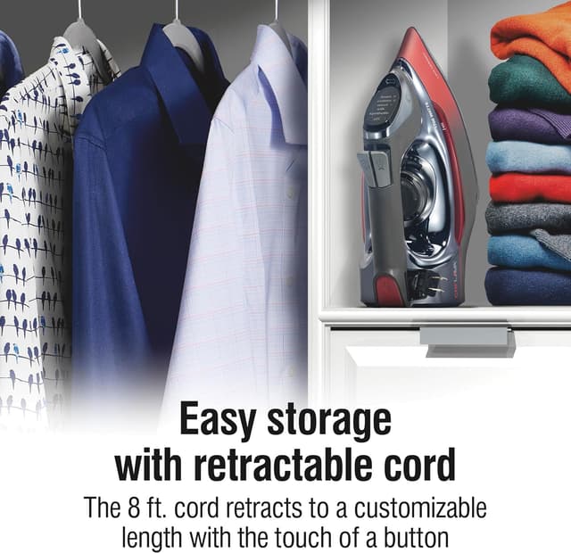 Detalle 2 de CHI Steam Iron 1700 Watts, Retractable Cord