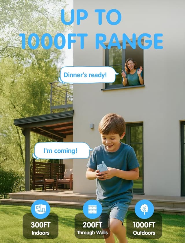 Thumbnail 2 de Walkie Talkie for Kids with HD Camera 1200mAh