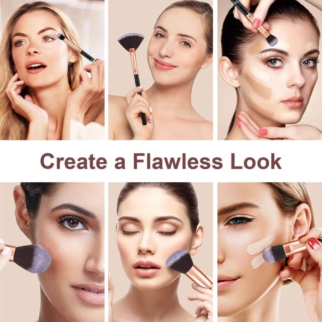 Thumbnail 6 de Pinceaux maquillage 10 pièces 💄