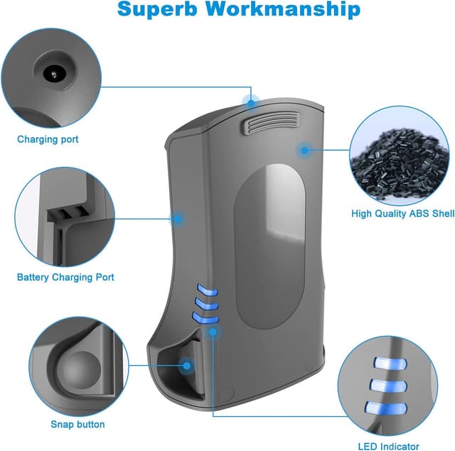 Detalle 2 de Wodeuibr 3.5Ah Replacement Battery for Shark XSBT700EU (25.2V) for IZ201, IZ251 and IZ462H cordless vacuums