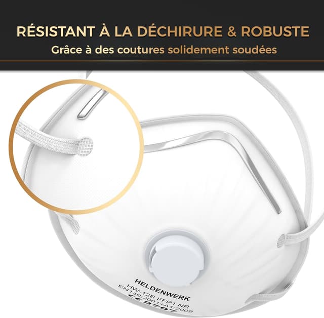 Thumbnail 4 de FFP1 Atemschutzmaske mit Heldenwerk Set