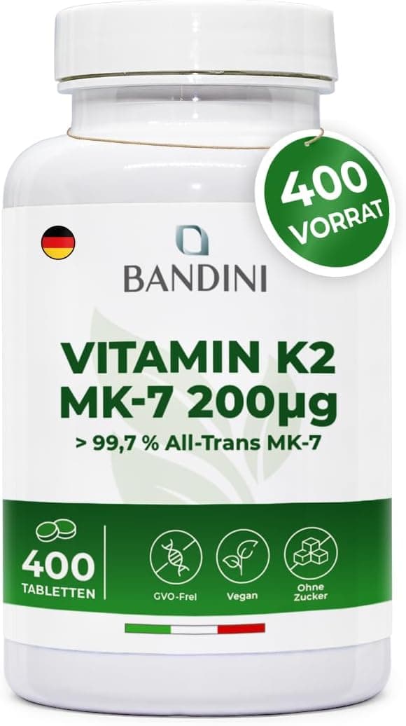 Detalle de BANDINI Vitamin K2 MK-7 200 µg, 400