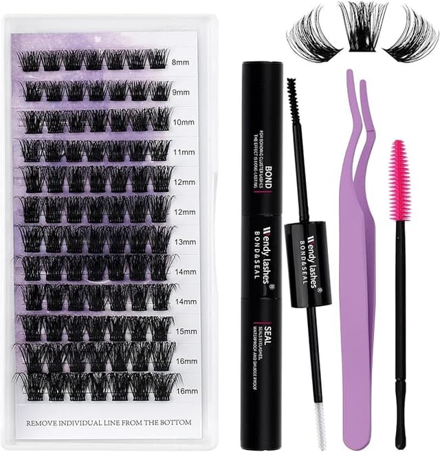 Imagen de Kit Pestañas Postizas Individuates D Curl Cluster 8-16mm en OfertitasTOP