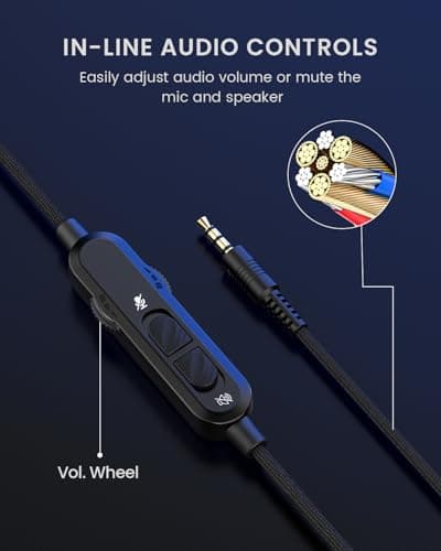 Thumbnail 7 de JIMYIU Cascos Gaming J200 50 mm