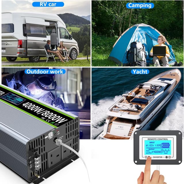 Thumbnail 5 de Pure Sine Wave Inverter 4000W 12V to 240V