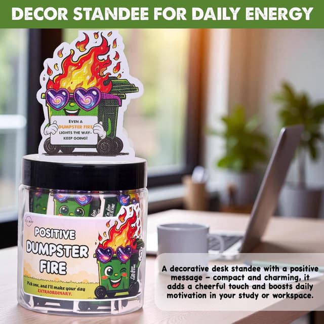 Thumbnail 6 de SOLMAY Pickle Positive 60 Affirmation Cards Jar 🧃