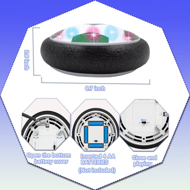 Thumbnail 5 de JRD&BS WINL Bola flotante LED para niños 3-9 años