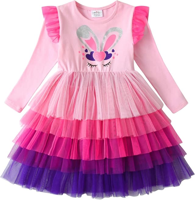 Detalle de VIKITA Sommerkleid Mädchen Gr. 92-128