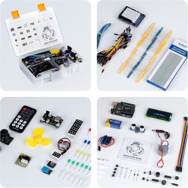 Detalle de ELEGOO UNO R3 Project Super Starter Kit (Arduino IDE compatible) for beginners